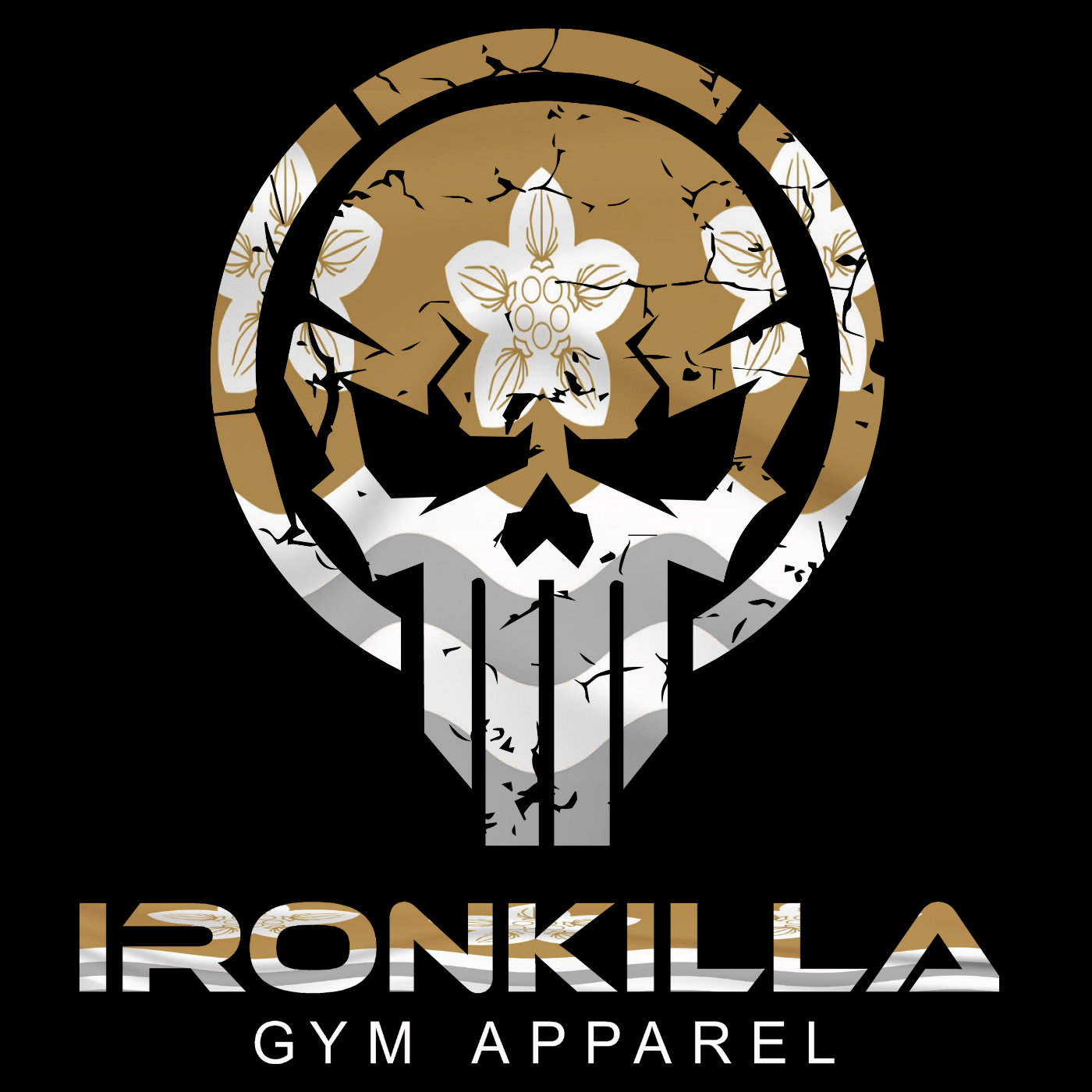 *LIMITED EDITION* OG Skull 'Gold / Silver Cumbrian Flag' T-shirt