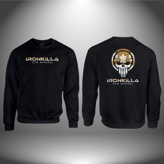 *LIMITED EDITION* OG Skull 'Gold / Silver Cumbrian Flag' Sweatshirt