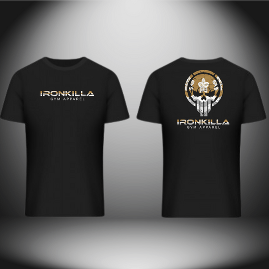 *LIMITED EDITION* OG Skull 'Gold / Silver Cumbrian Flag' T-shirt