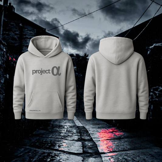 project Alpha -  Sports Grey / Dark Grey Hoodie