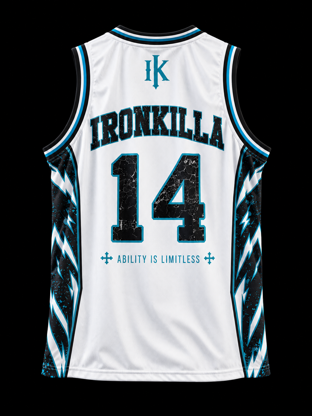 IRONKILLA® NBA Style Vest — White/Blue