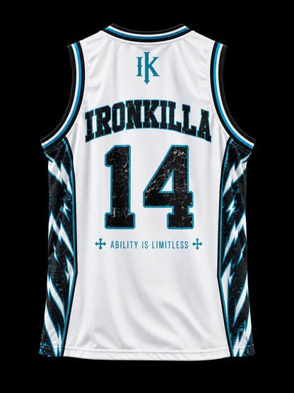 IRONKILLA® NBA Style Vest — White/Blue