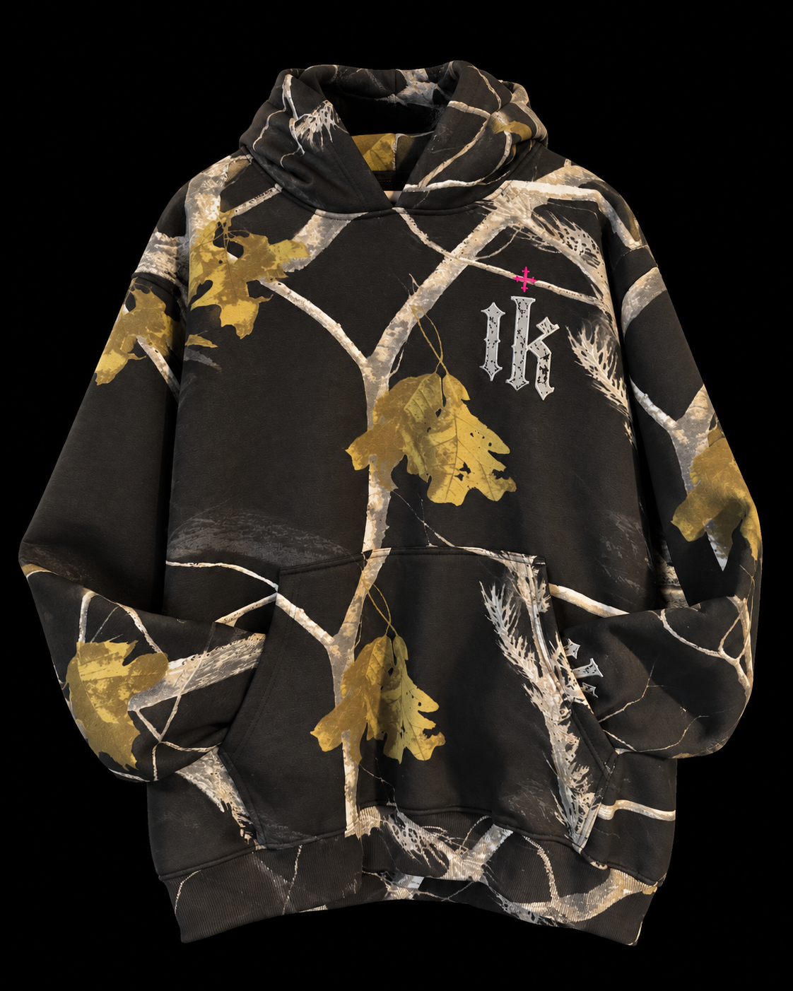 IRONKILLA® Camo Hoodie — Black