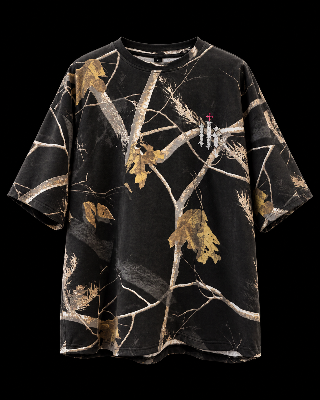 IRONKILLA® Camo Oversized T-Shirt — Black