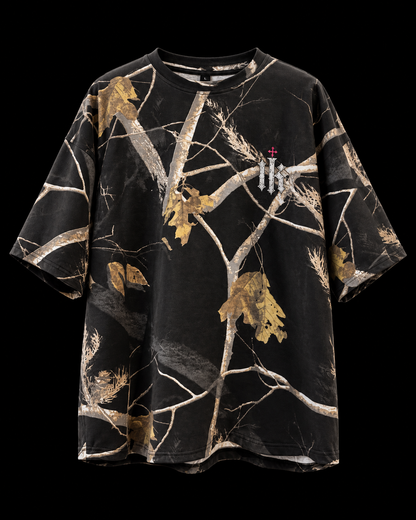 IRONKILLA® Camo Oversized T-Shirt — Black
