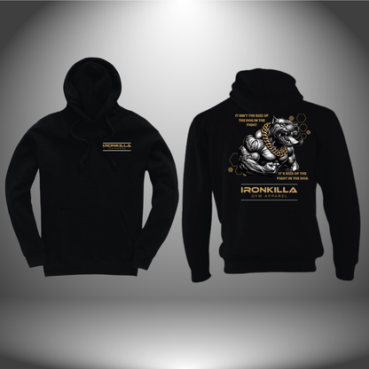 Dog Fight Black Hoodie