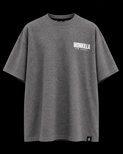 IRONKILLA® Hard Work Oversized T-Shirt - Grey