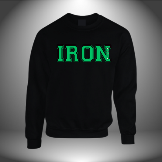 Varsity Green / Black Sweatshirt