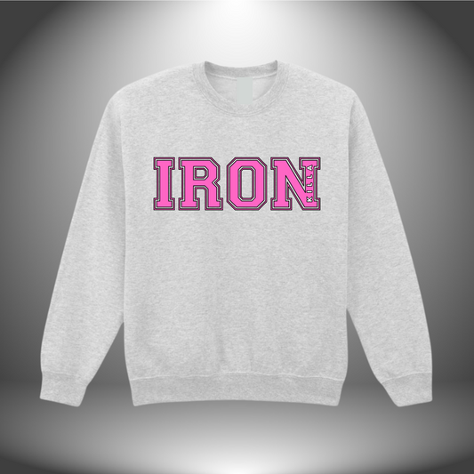'Varsity Pink' Sweatshirt